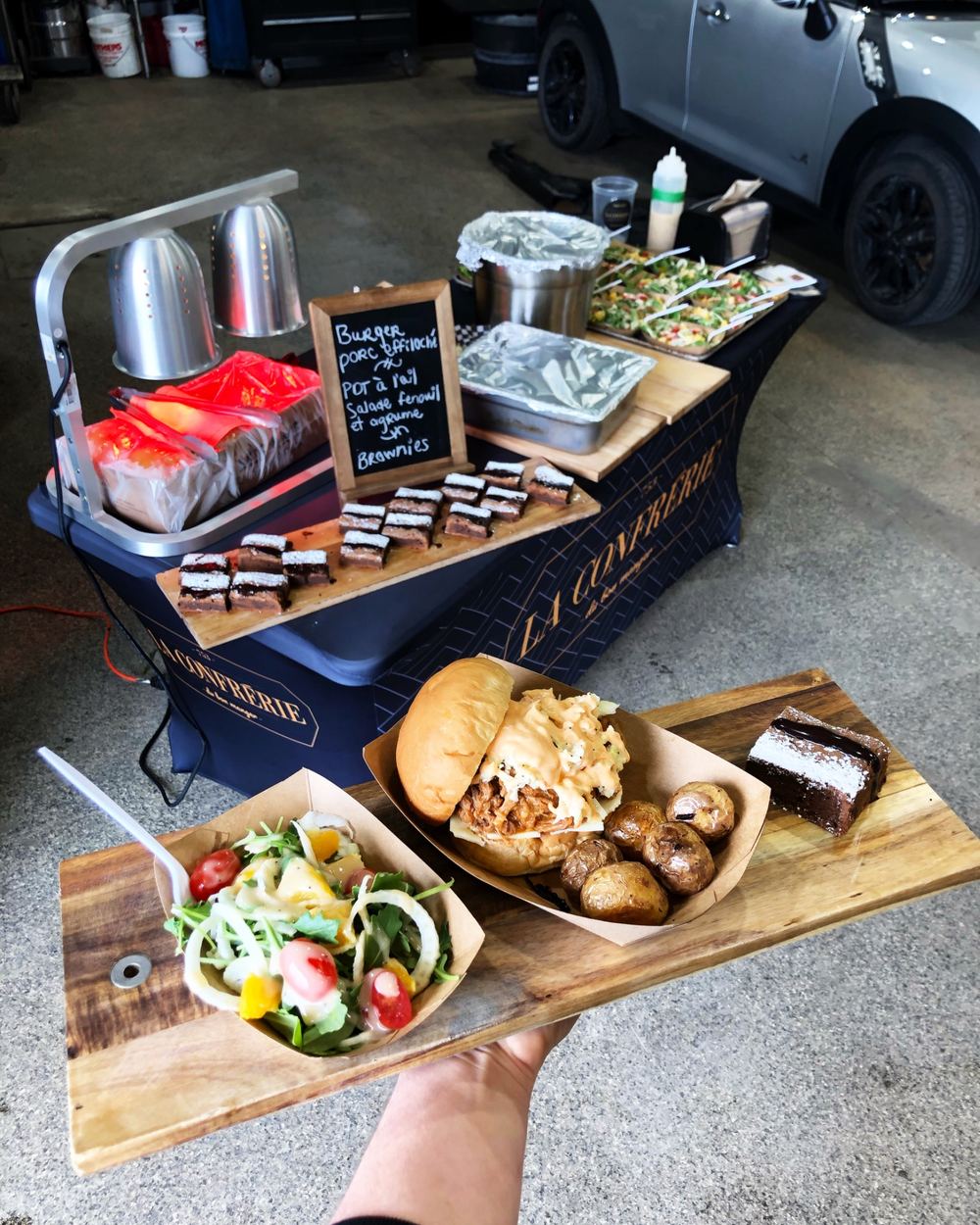 Buffet chaud La Confrérie