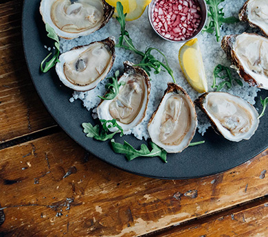 Assiette d'huitre